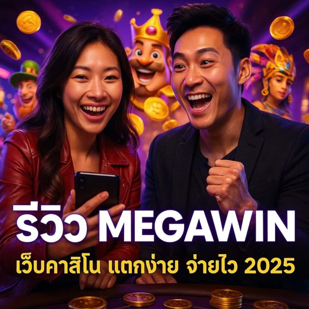 รีวิว MEGAWIN เว็บคาสิโน แตกง่าย จ่ายไว 2025